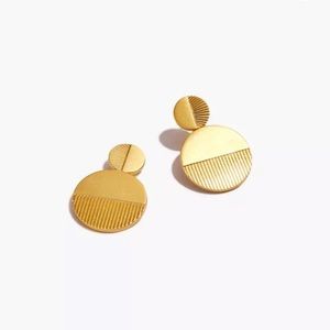 Madewell Sunsetter Gold Statement Earrings ✨